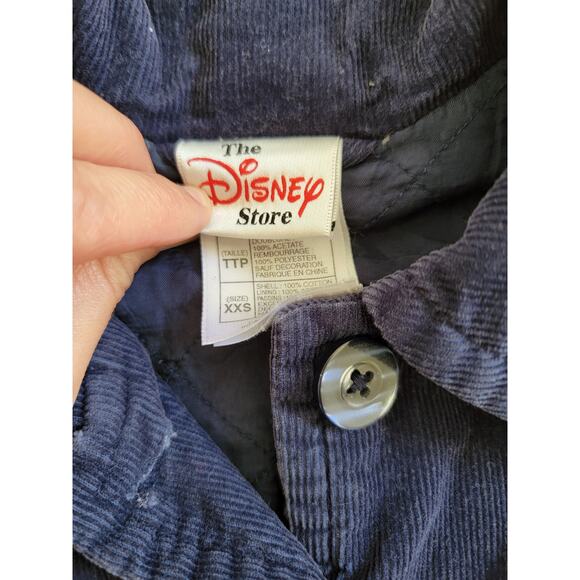 Vintage The Disney Store Embroidered Winnie the Pooh & Piglet Corduroy Shacket - Picture 2 of 6